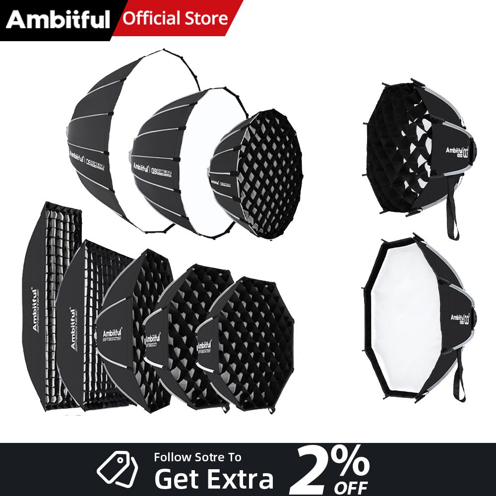 Photography Lighting Softbox - Softbox de Liberação Rápida AMBITFUL Série