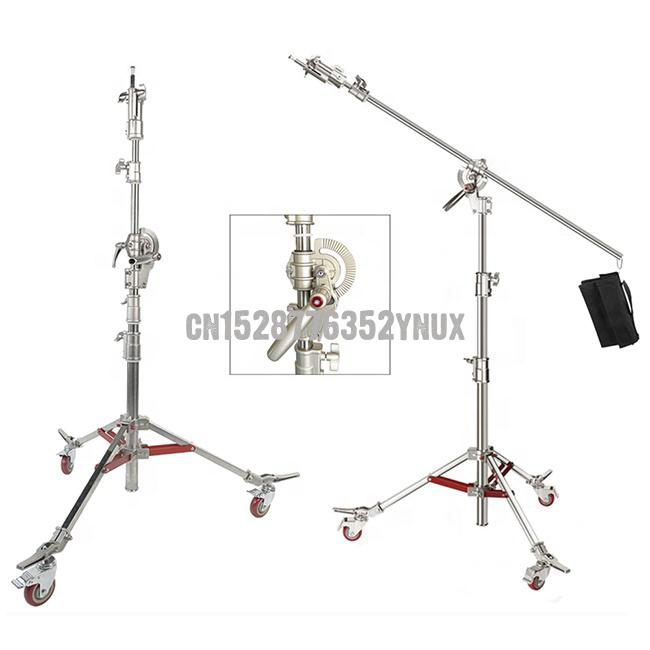 Boom Arm Stand - Suporte de luz de aço inoxidável