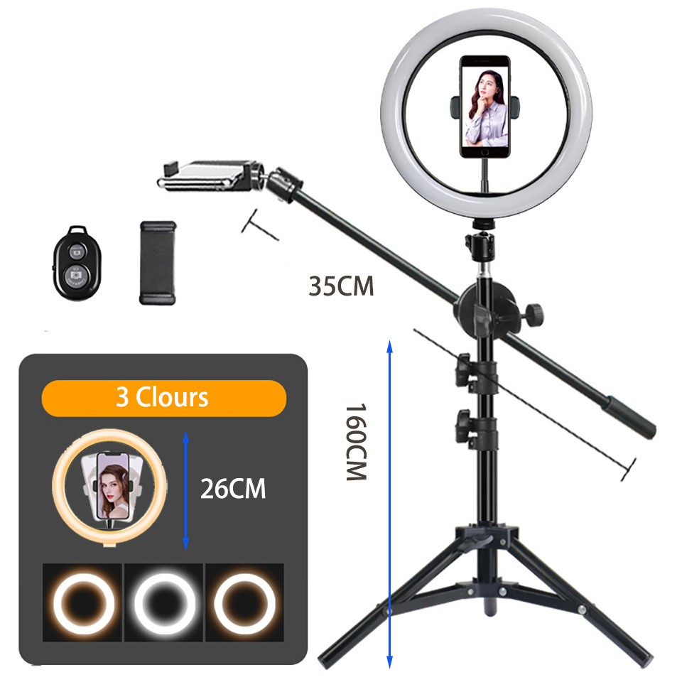 Photography Lighting Circle - Luz de Anel LED para Fotografia