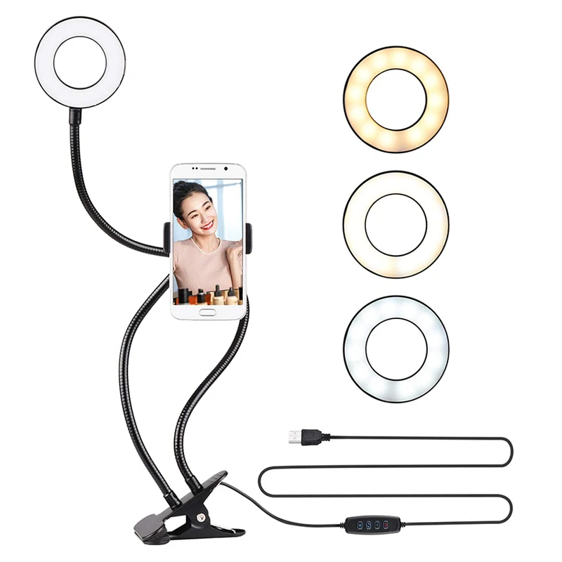 Photography Lighting Circle - Anel de luz universal para selfie,