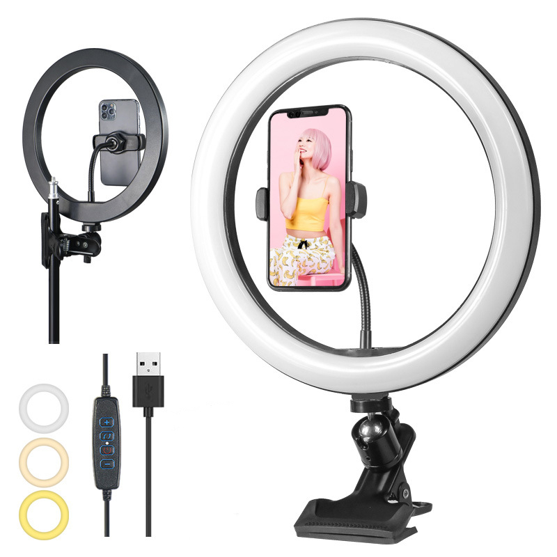 Photography Lighting Meter - Anel de luz led regulável, profissional,