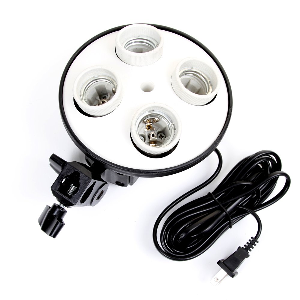 Photography Lighting Softbox - Suporte para lâmpada e27 4 em