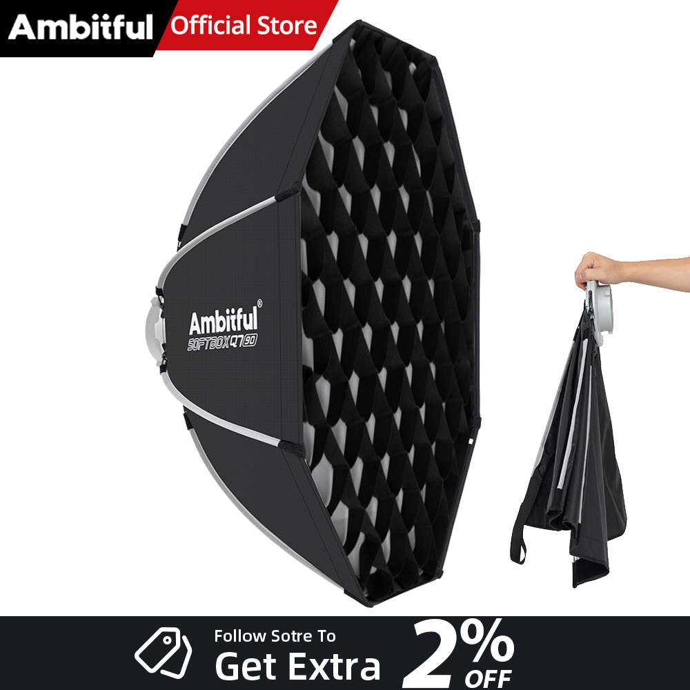 Photography Lighting Softbox - AMBITFUL Q7II 55/65/90cm Softbox Octogonal com