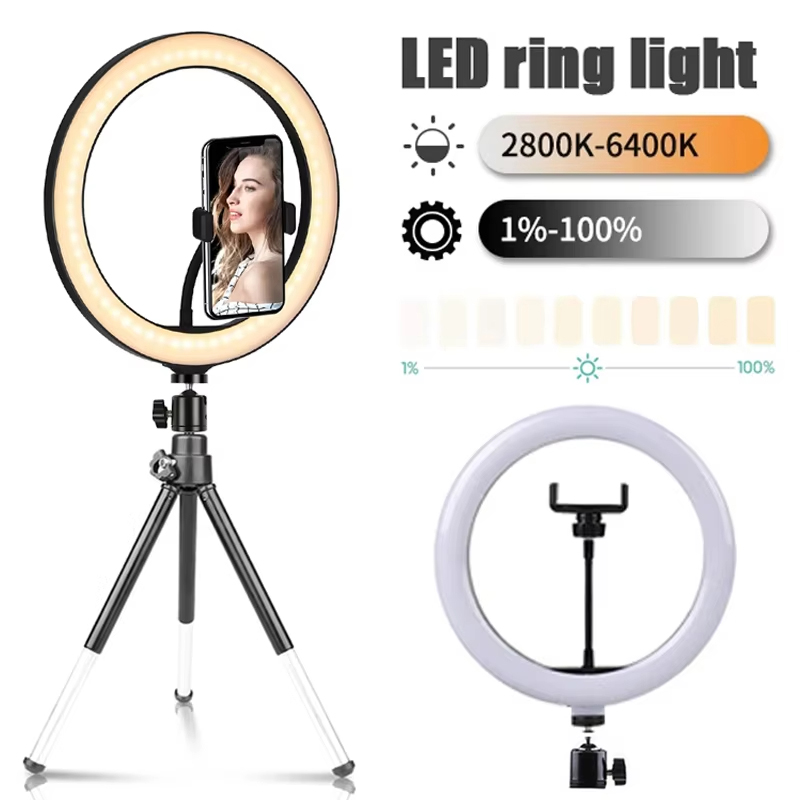 Photography Lighting Circle - Luz de Anel LED de 10