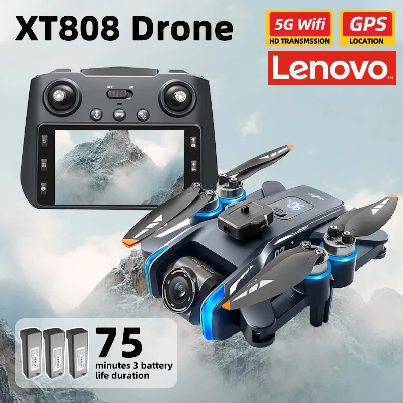 Photography Lighting System - Drone Lenovo XT808 Pro MAX 4K