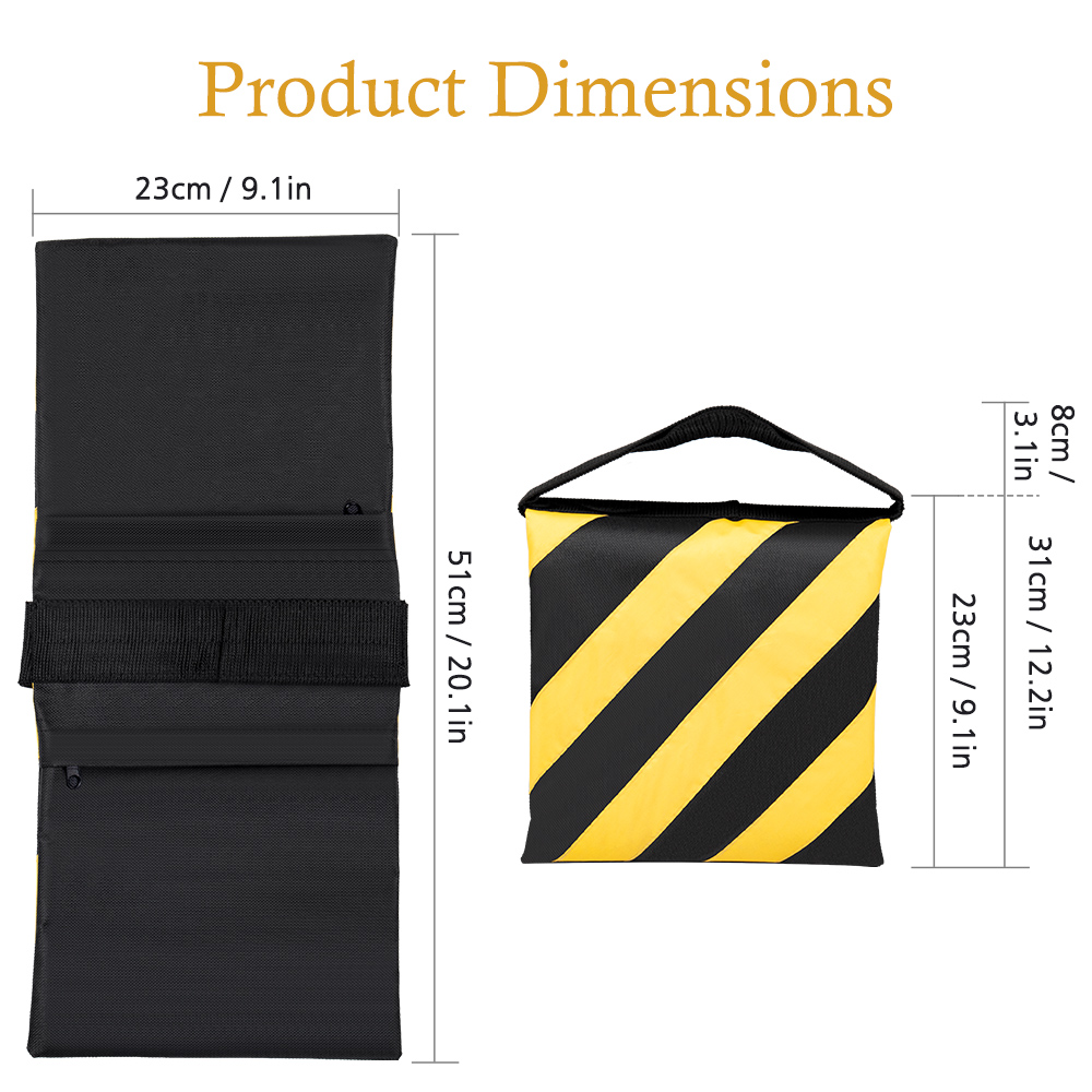 Boom Arm Stand - Sacos de Areia para Fotografia com