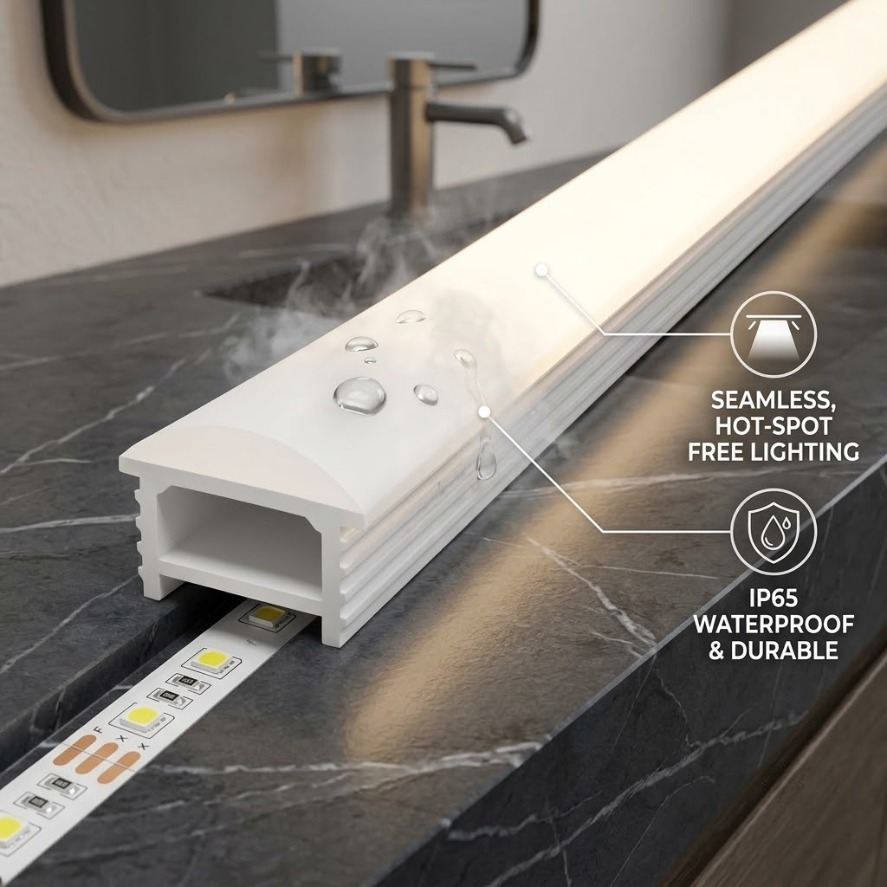Luz LED Neon Flexível em Tubo  - Diffusion Material Roll avaliação e preço