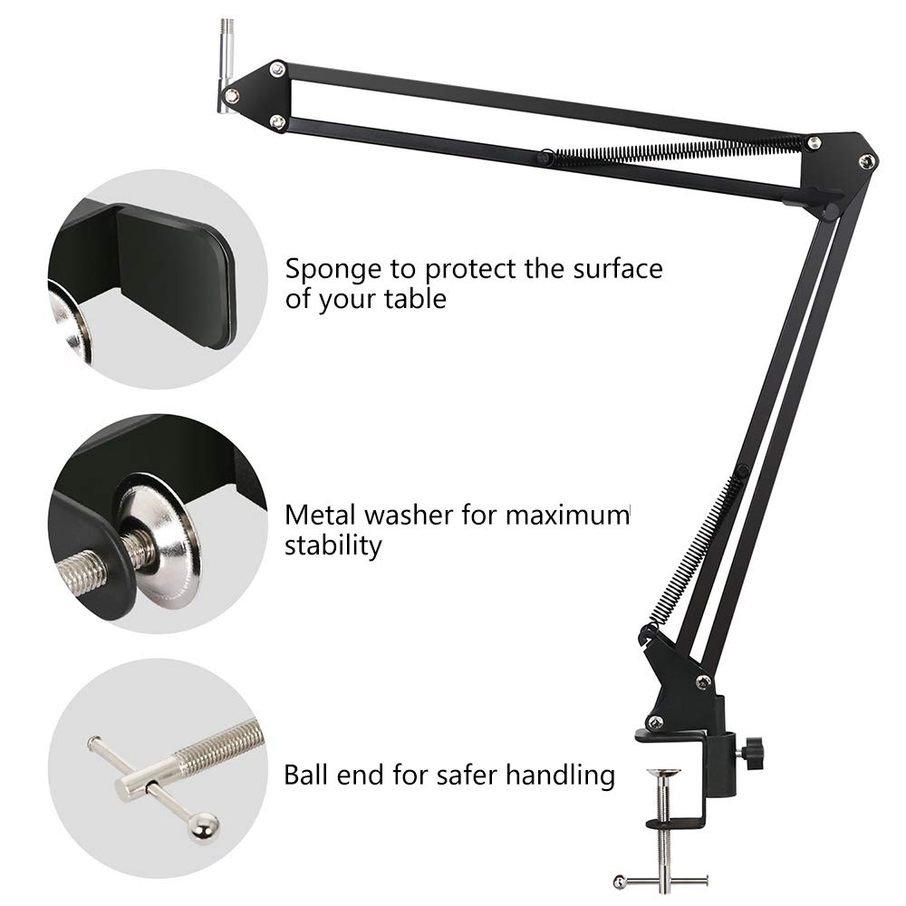 Suporte de Microfone NB 35 com - Boom Arm Stand avaliação e preço
