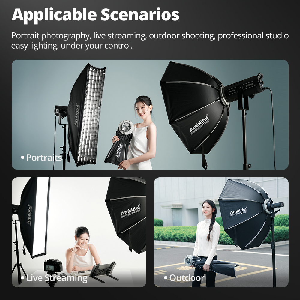 Softbox de Liberação Rápida AM - Photography Lighting Softbox avaliação e preço