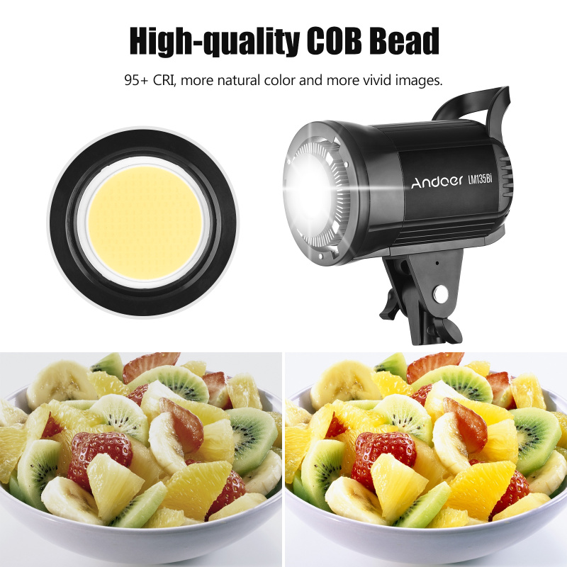 Andoer LM135Bi Portátil LED Fo - Photography Lighting System avaliação e preço