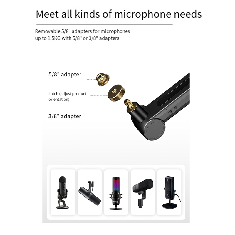 Suporte de Microfone Ajustável - Boom Arm Stand avaliação e preço