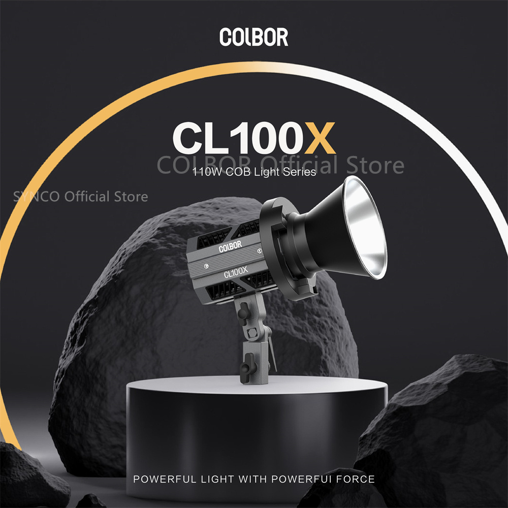 COLBOR-CL100X COB LED Light, V - Photography Lighting Youtube avaliação e preço