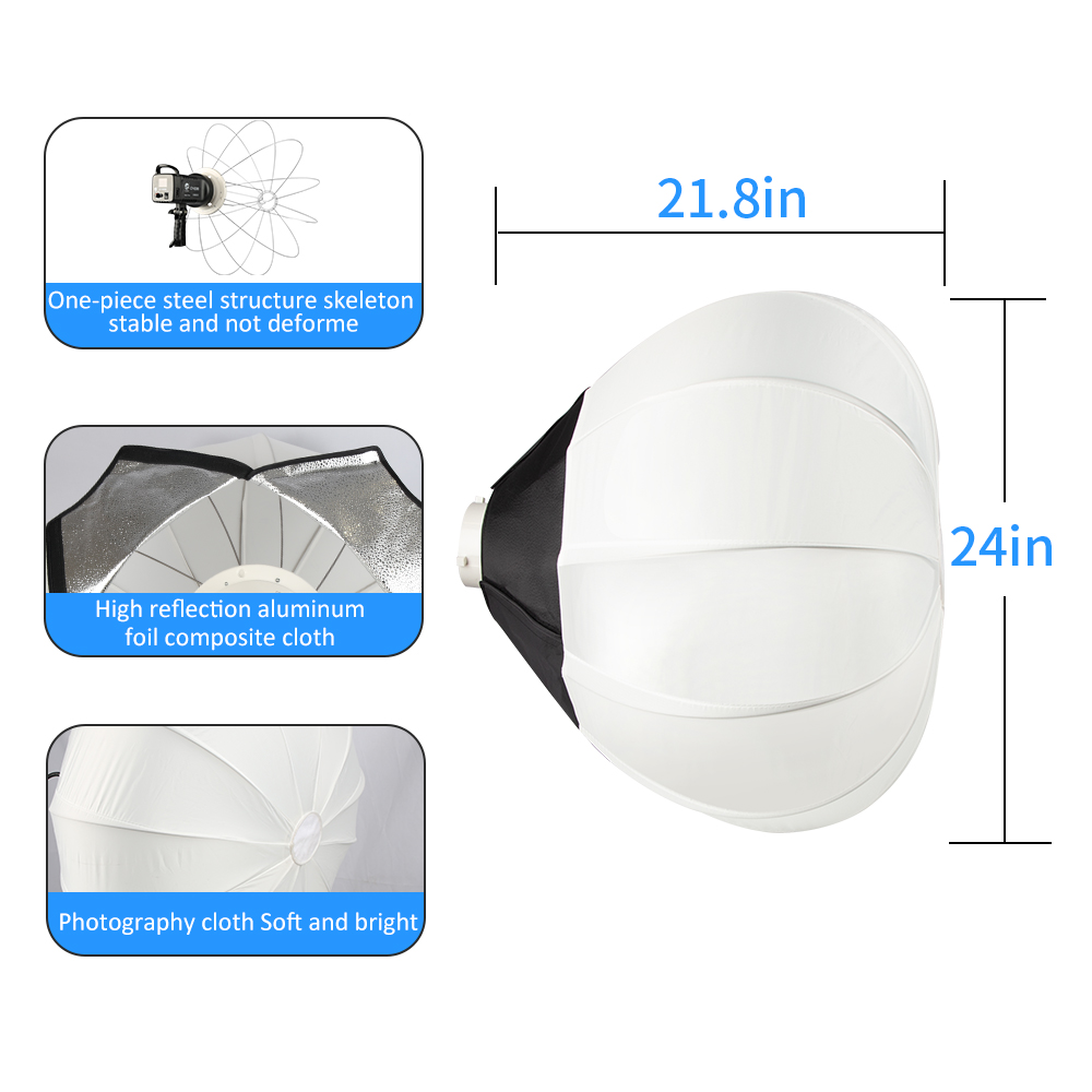 Softbox Globo de 65cm com Mont - Globe Modifier Round avaliação e preço