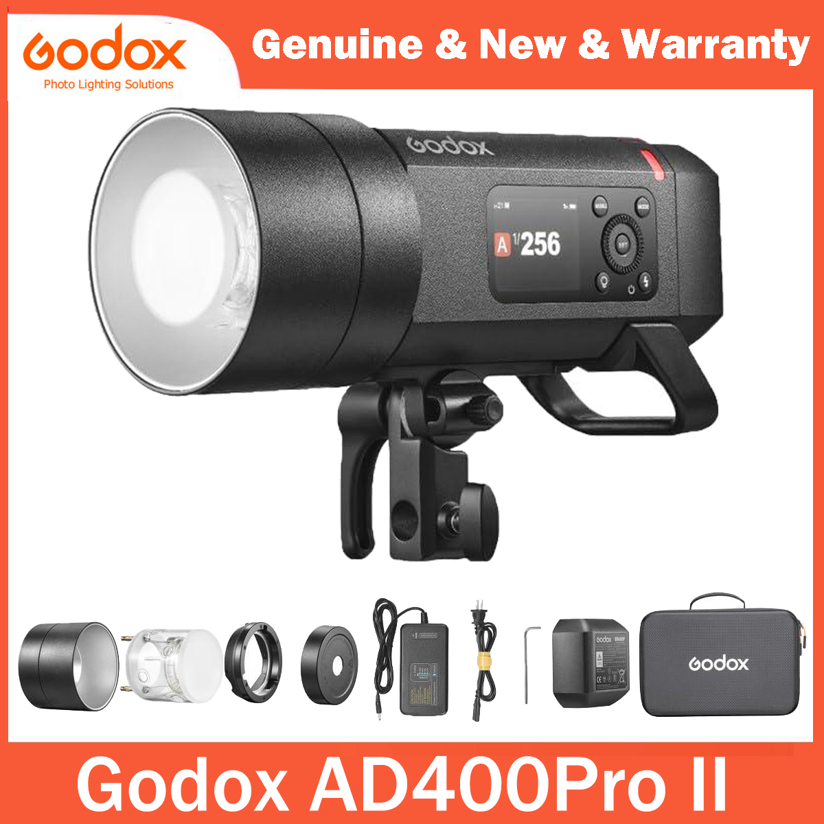 Godox AD400 Pro II AD400Pro II - Portable Strobe Monolight avaliação e preço