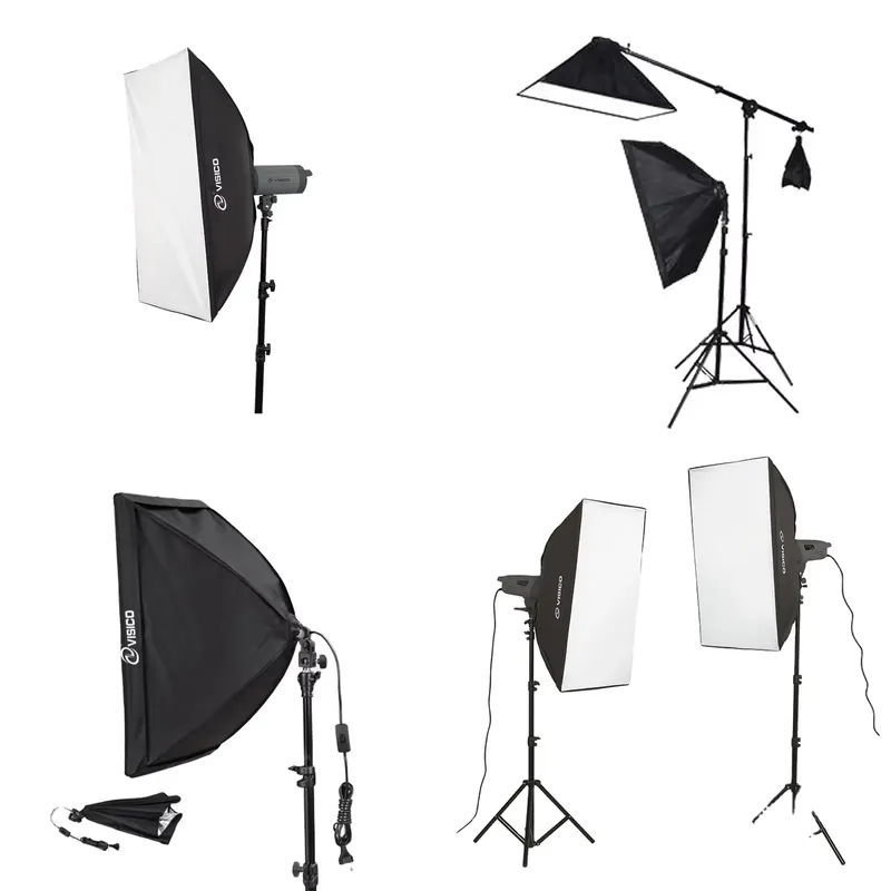 Estúdio Fotográfico Portátil d - Photography Lighting Softbox avaliação e preço