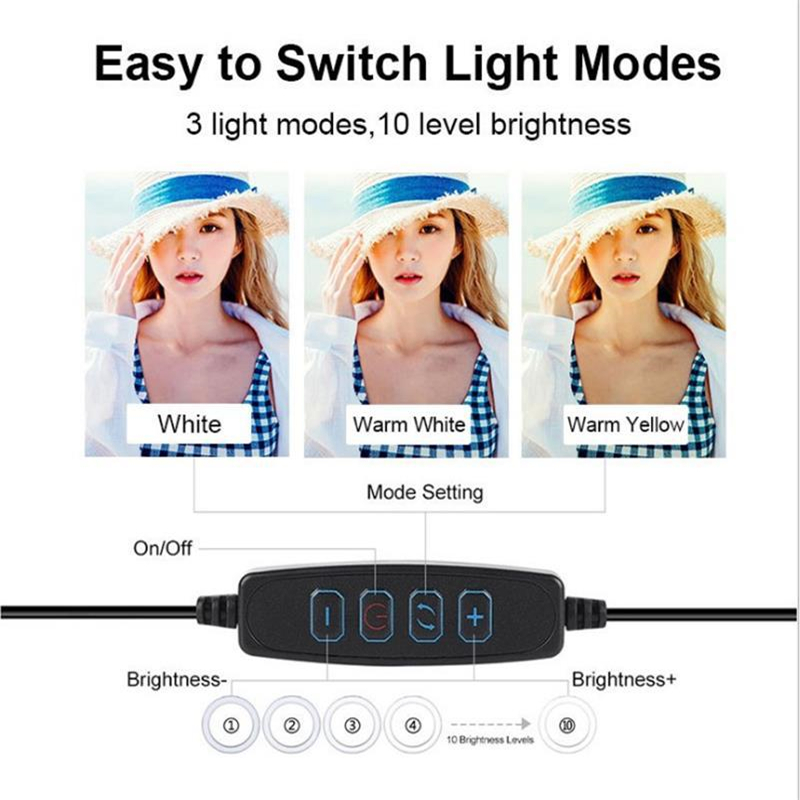 Anel de luz led regulável, pro - Photography Lighting Meter avaliação e preço
