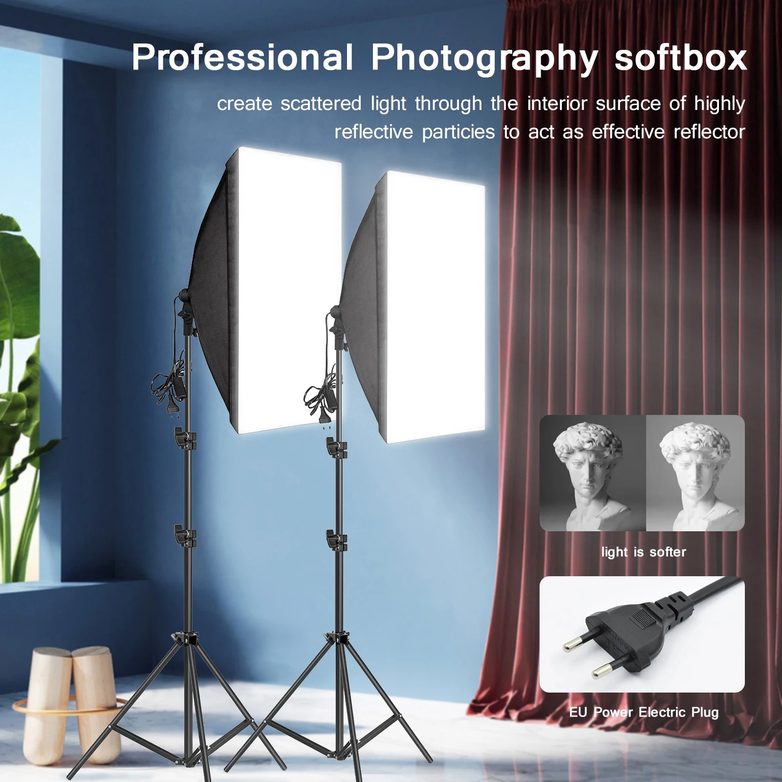 Fotografia profissional softbo - Photography Lighting Softbox avaliação e preço