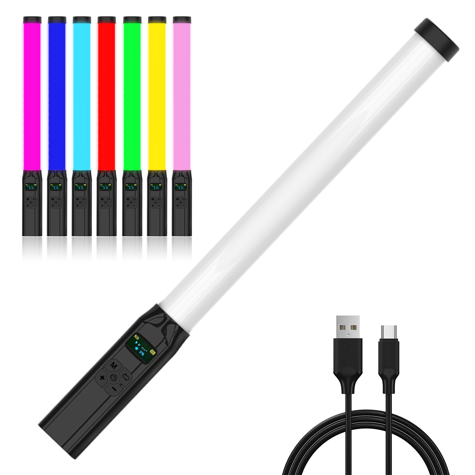 Tubo de varinha RGB portátil,  - Photography Lighting Youtube avaliação e preço