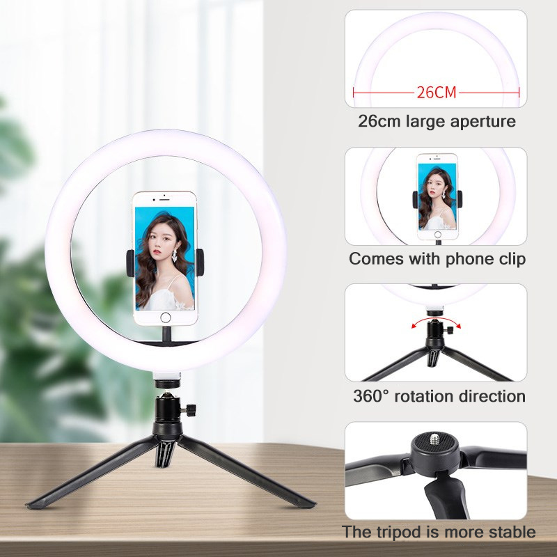 26cm 10 polegada led anel self - Photography Lightning avaliação e preço
