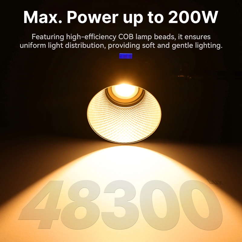 Ulanzi VL-200Bi 200W Luz de Ví - Photography Lighting System avaliação e preço
