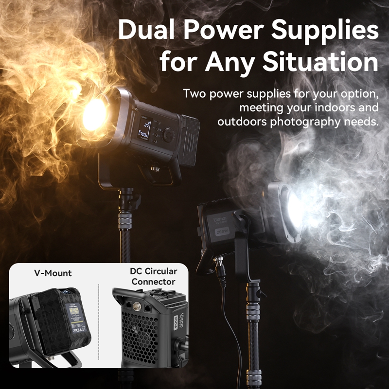 Ulanzi VL-200Bi 200W Luz de Ví - Photography Lighting System avaliação e preço