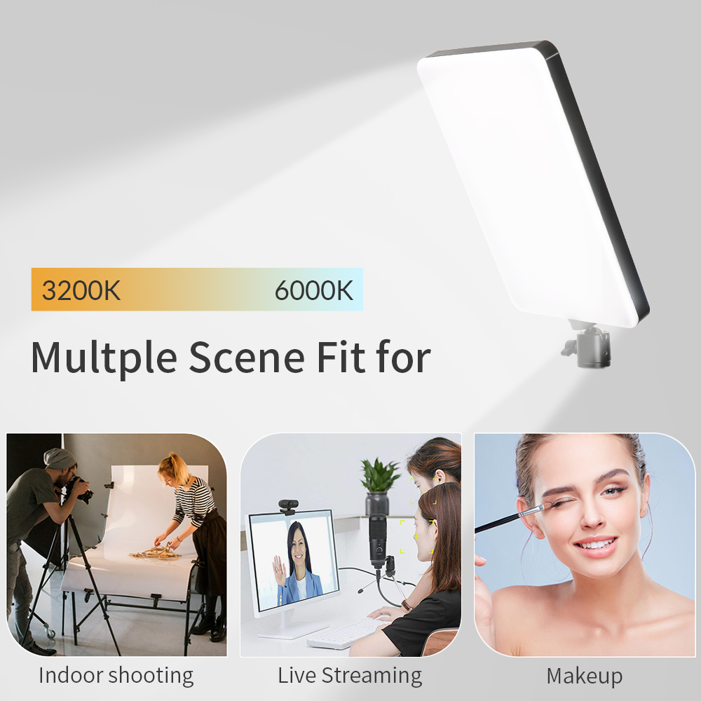 Dimmable LED Video Light Panel - Photography Lighting Youtube avaliação e preço
