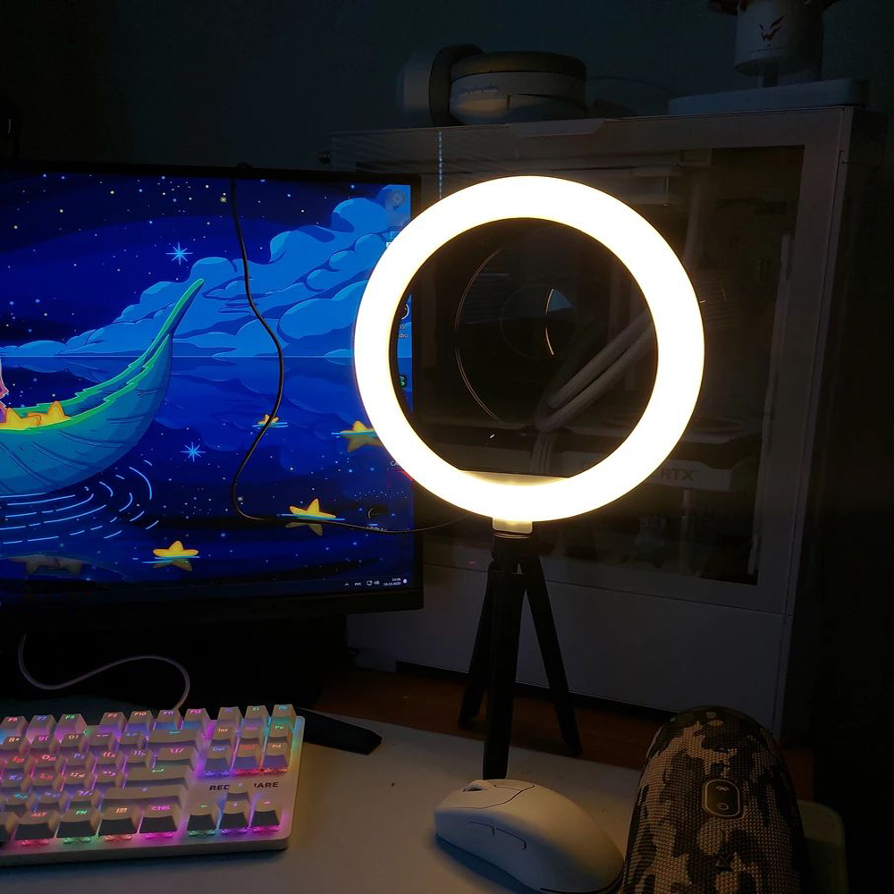 Luz de tiro de 26 cm Anel de l - Photography Lighting Circle avaliação e preço