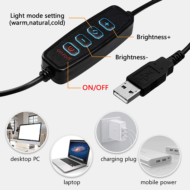 Anel de luz led para selfie, 1 - Photography Lighting Circle avaliação e preço