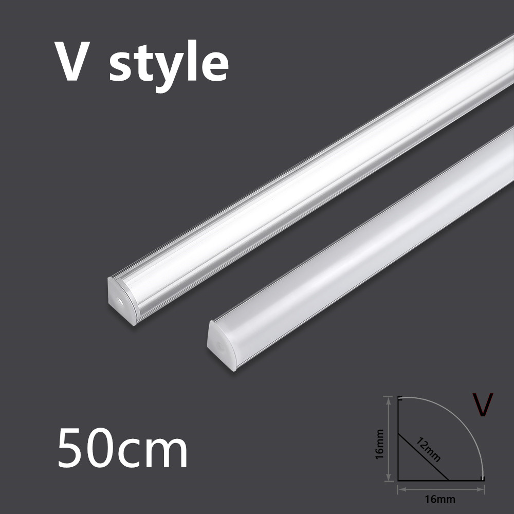 Canal de alumínio de led 50cm  - Diffusion Material Roll avaliação e preço