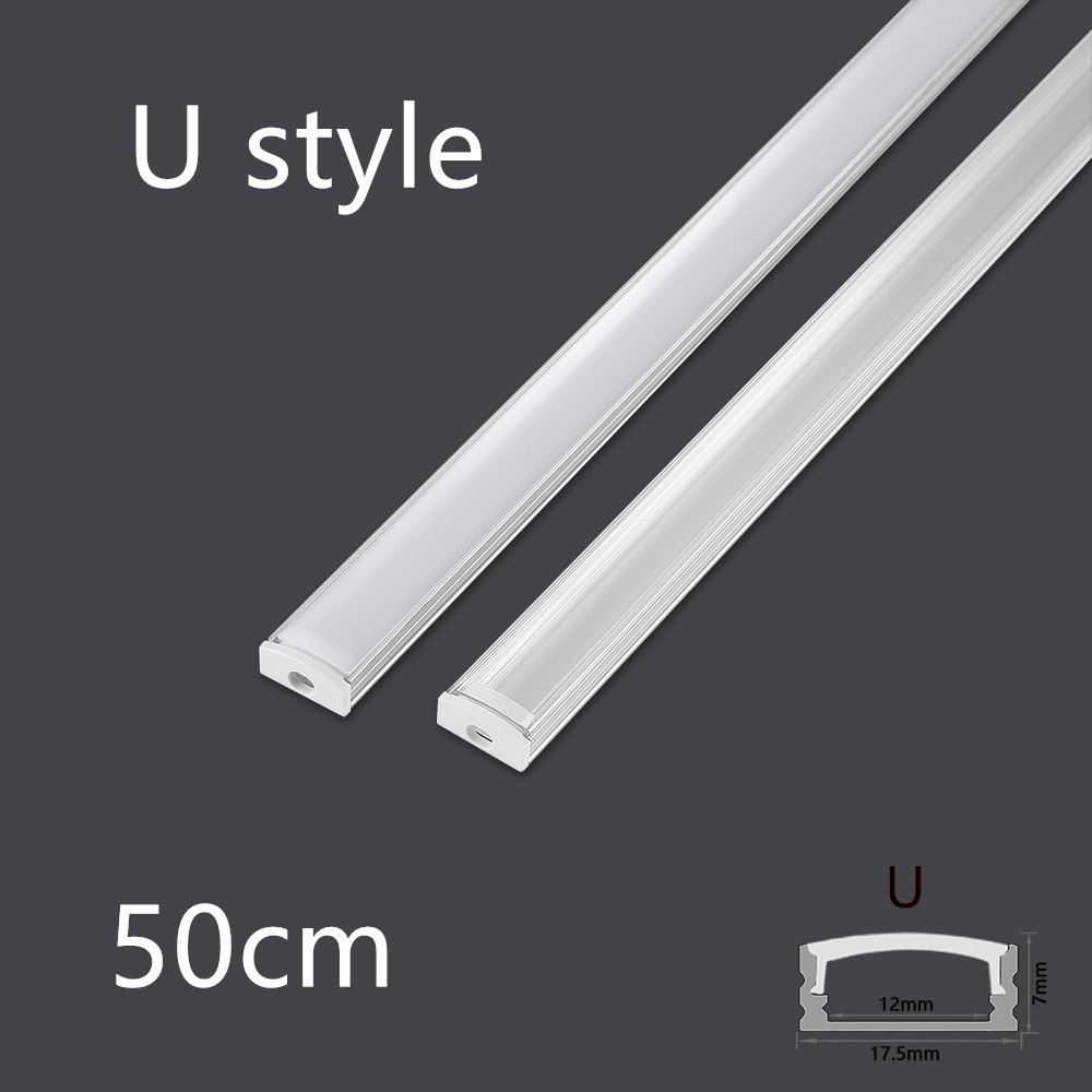 Canal de alumínio de led 50cm  - Diffusion Material Roll avaliação e preço