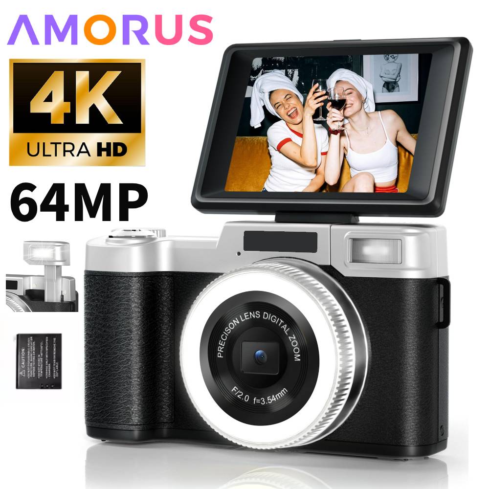 Câmera Digital 4K 64MP para Fo - Lighting In Photography For Beginners avaliação e preço
