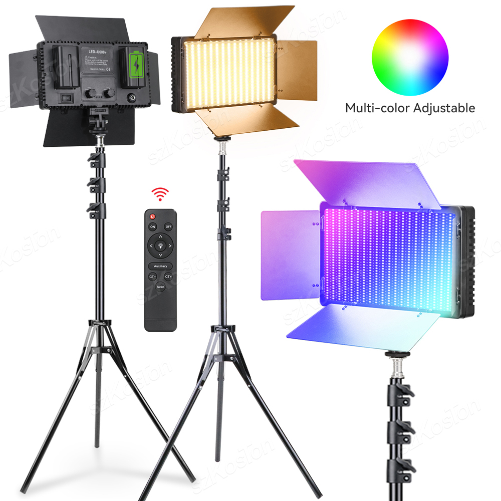 Painel de luz led para fotogra - Photography Lighting Youtube avaliação e preço
