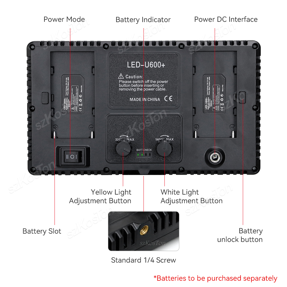 Painel de luz led para fotogra - Photography Lighting Youtube avaliação e preço