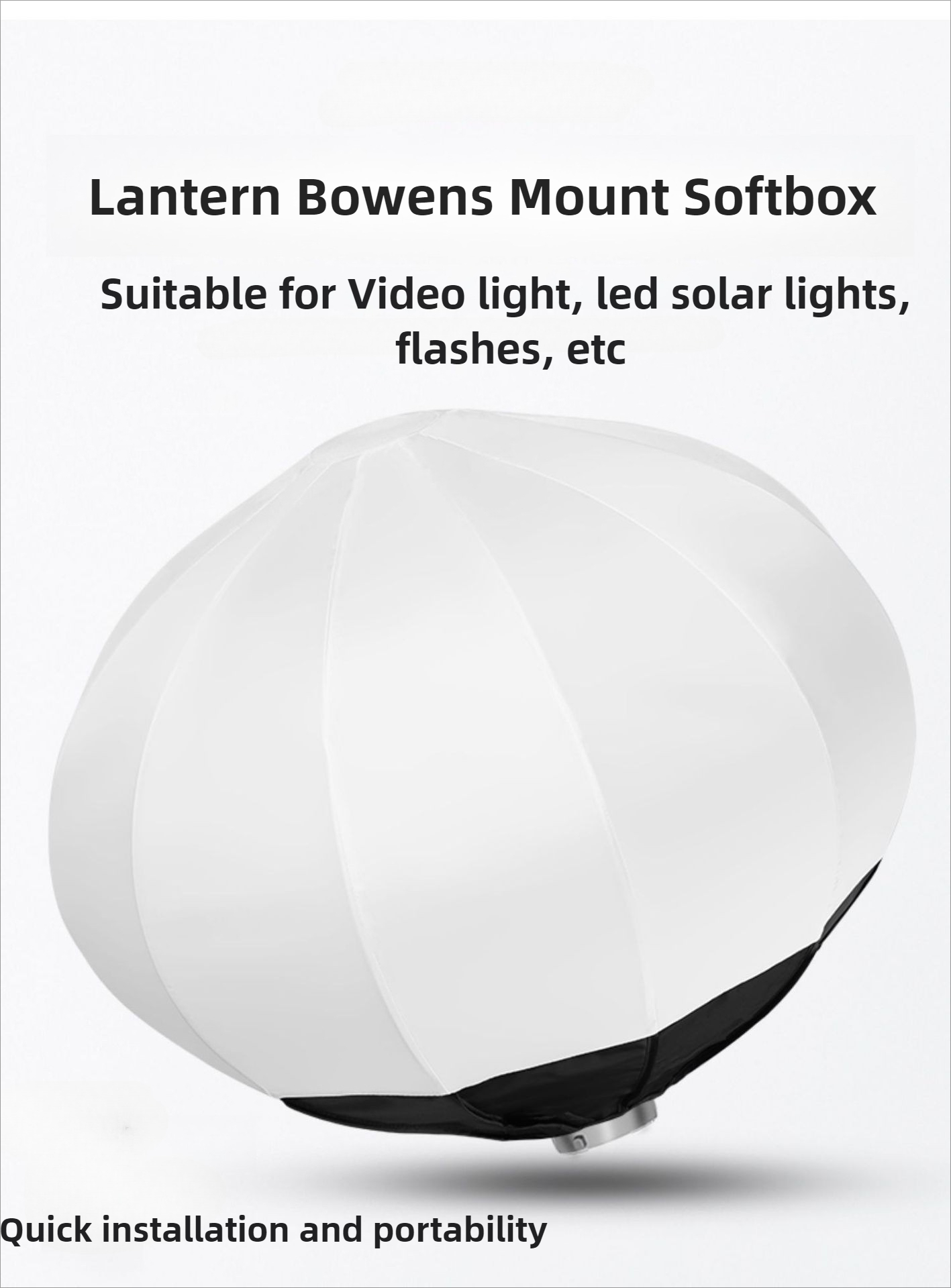 Globo lanterna softbox 55cm 65 - Globe Modifier Round avaliação e preço