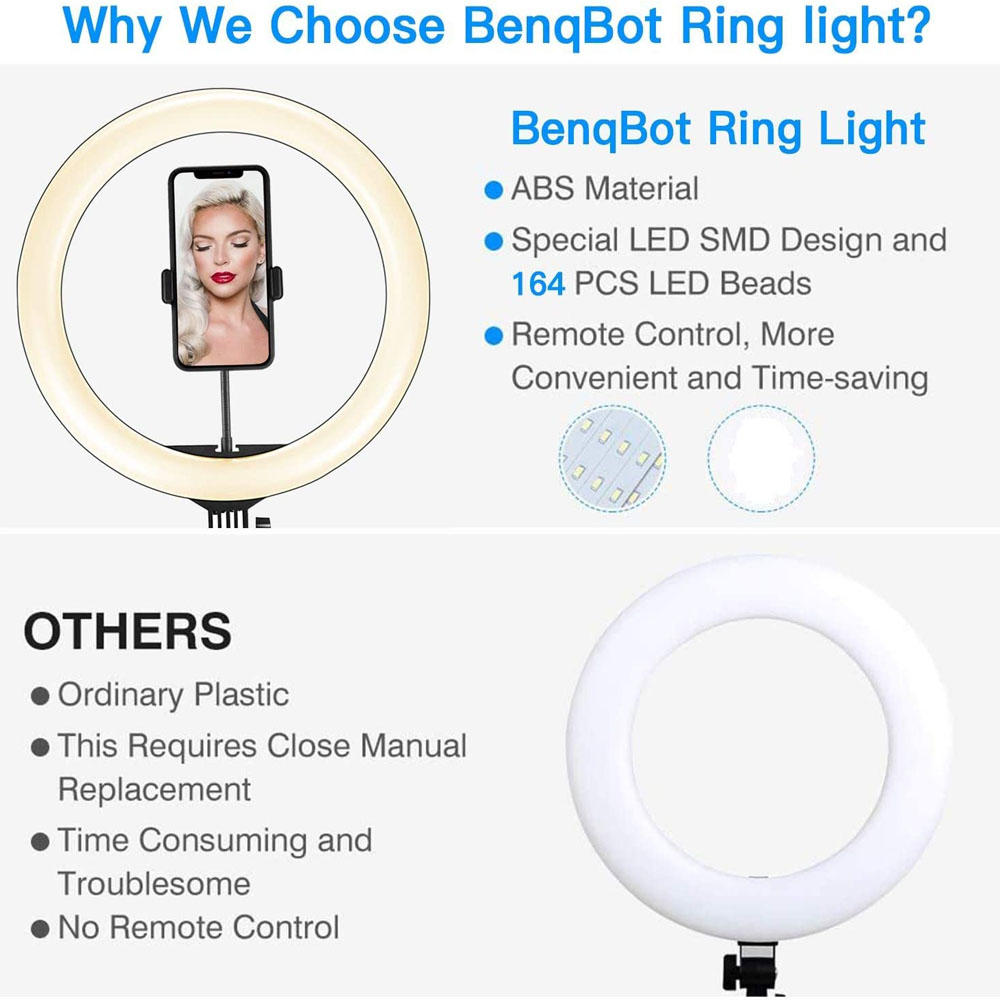 26 33cm luzes de vídeo luz reg - Photography Lighting Circle avaliação e preço
