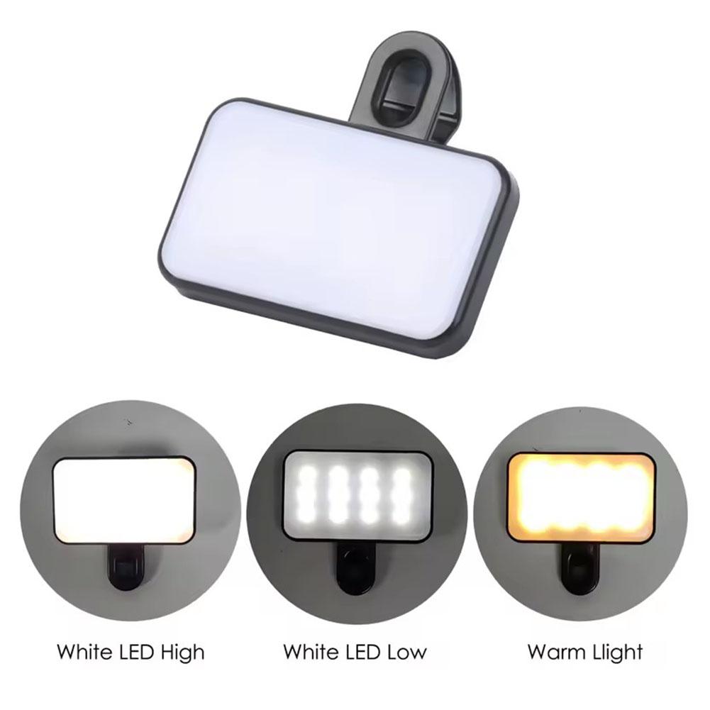 Mini led selfie luz 3 modos de - Photography Lightning avaliação e preço